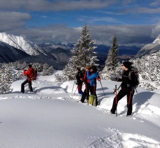 Schneeschuhtouren im Karwendel Bergschule Alpenwelt Karwendel